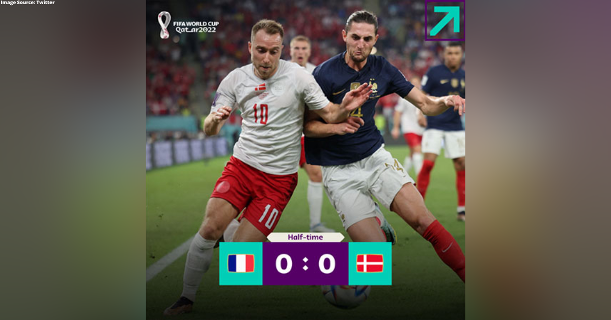 FIFA World Cup 2022: Denmark hold France to 0-0 in half-time